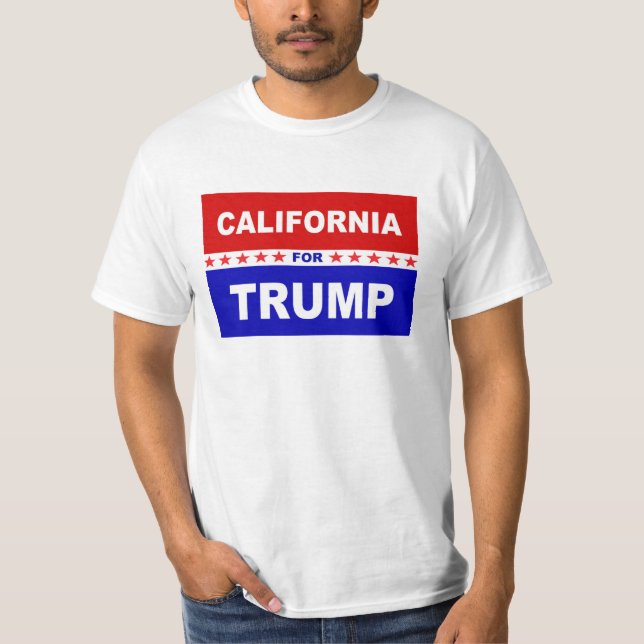 T-shirt La Californie pour Trump (Devant)