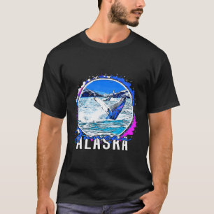 T-shirt La Capitale Nationale De L'Alaska Les Baleines Du