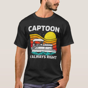 T-shirt La Capture Vintage Rétro Est Toujours Droit Ponton