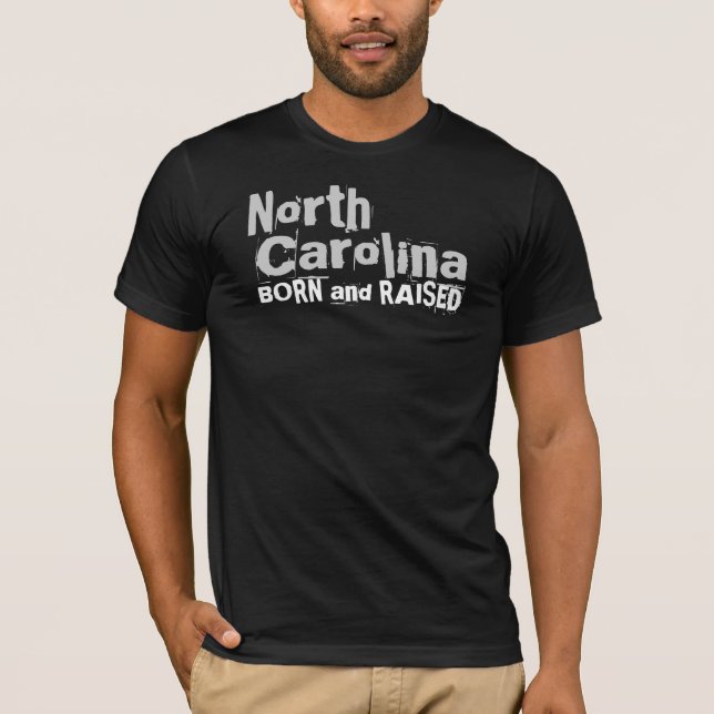 T-shirt La Caroline du Nord SOUTENUE et AUGMENTÉE (Devant)