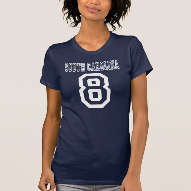 T-shirt La Caroline du Sud 8 (Devant)