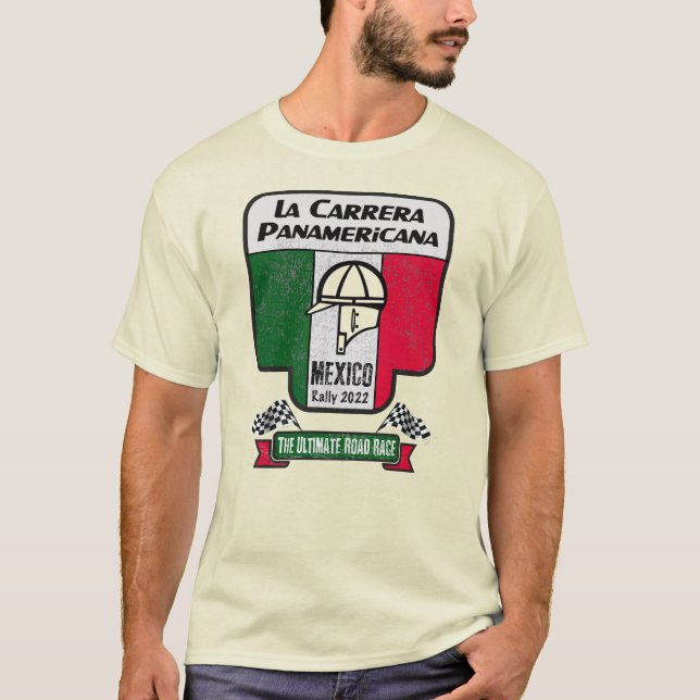 T-shirt La Carrera panamericana Mexico 2022 (Devant)