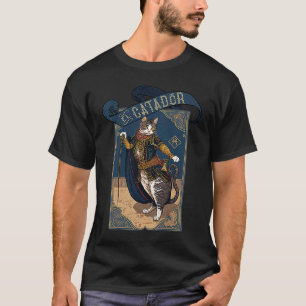 T-shirt La carte de tarot Catador Chat Espagnol Matador Ki