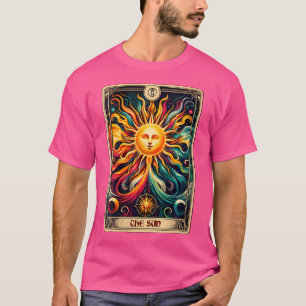 T-shirt La carte de tarot de l'arcane majeur Le Soleil