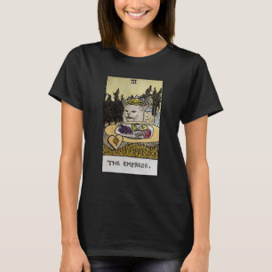 T-shirt La carte de tarot de l'Impératrice Chat Mème