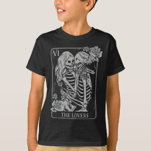 T-shirt La carte de tarot des amants occulte gothique lesb