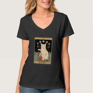 T-shirt La carte de tarot du chat de l'Impératrice