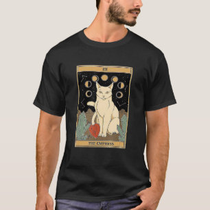 T-shirt La carte de tarot du chat de l'Impératrice