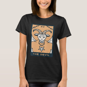 T-shirt La Carte de Tarot du Diable Cartes Mystiques Magie