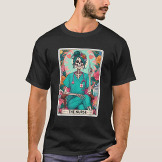 T-shirt La carte de tarte infirmière Funny Skeleton Nurse