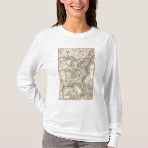 T-shirt La carte militaire de Wyld des Etats-Unis