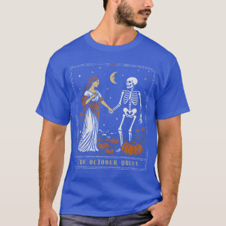 T-shirt La carte Queenarot d'octobre Halloween Saison effr