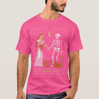 T-shirt La carte Queenarot d'octobre Halloween Saison effr