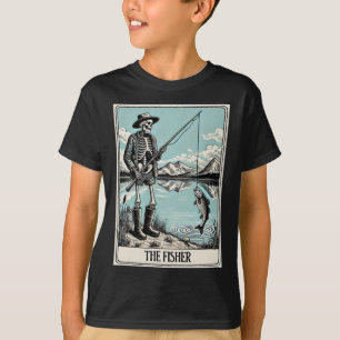 T-shirt La Carte Tarot Squelette Fisher Pour Les Amateurs