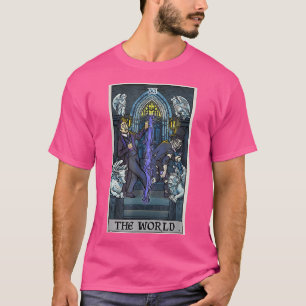 T-shirt La carte World Tarot Dr Jekyll M. Hyde Halloween S