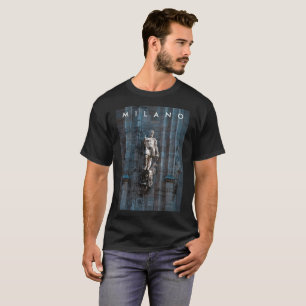 T-shirt La cathédrale de Milan statue d'architecture monum