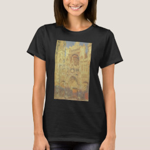 T-shirt La Cathédrale de Rouen, coucher de soleil par Clau