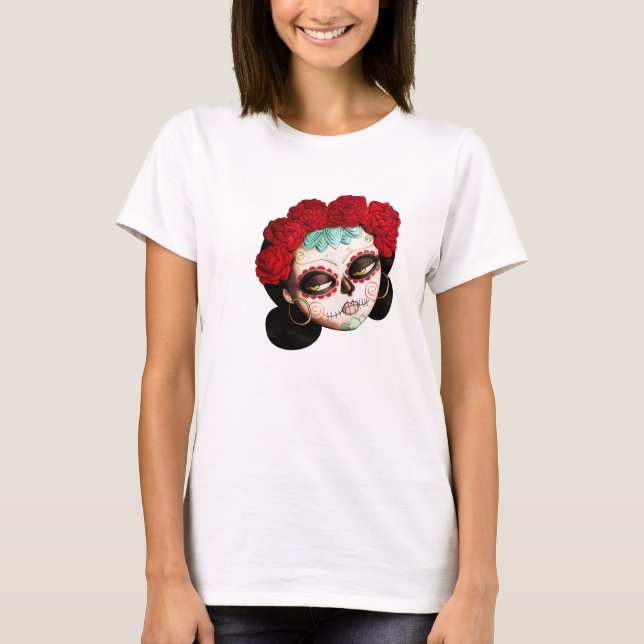 T-shirt La Catrina - Dia de Los Muertos Girl (Devant)