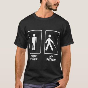 T-shirt La cécité Mon Père Aveugle Personnes Visuellement