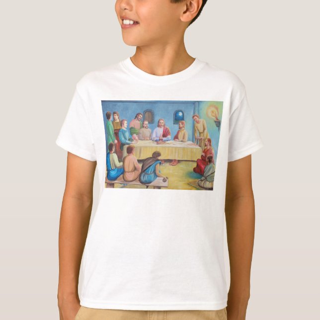 T-shirt La Cène : Jésus et les disciples (Devant)