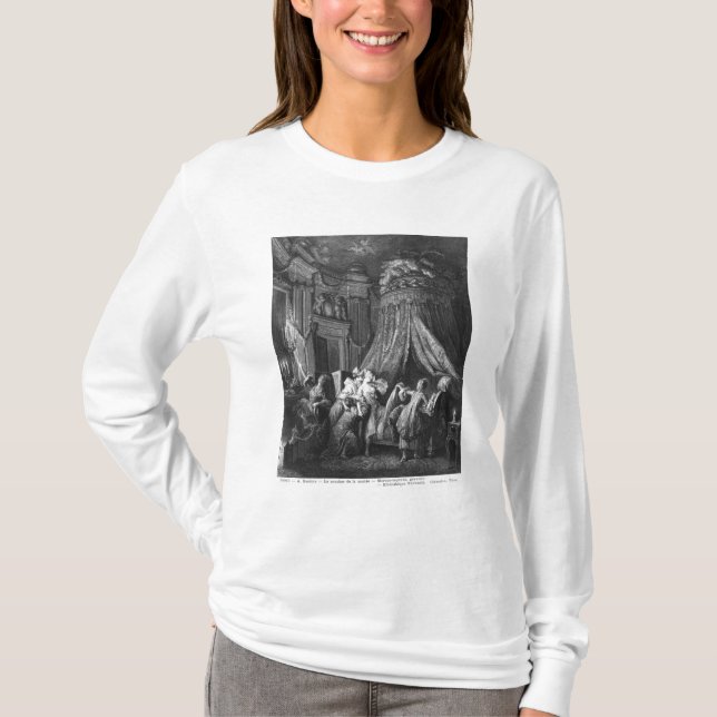 T-shirt La cérémonie du lit de la mariée (Devant)