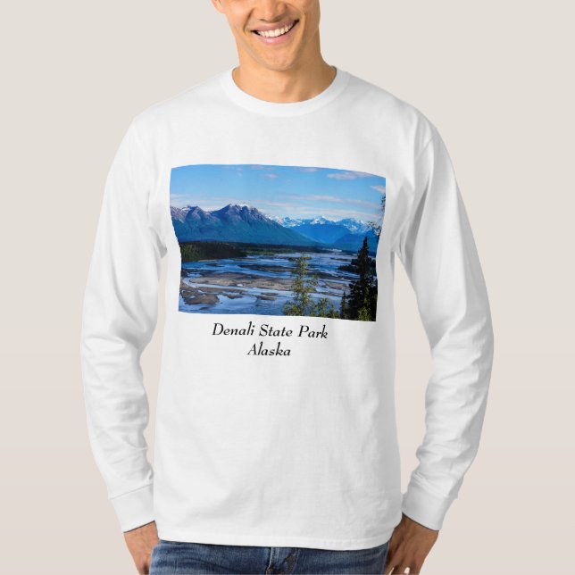 T-shirt La chaîne de montagnes de Denali (Devant)