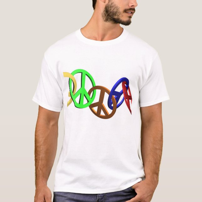 T-shirt la chaîne de paix (Devant)