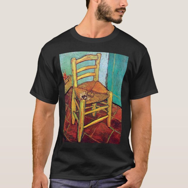 T-shirt La chaise de Vincent avec pipe (Devant)