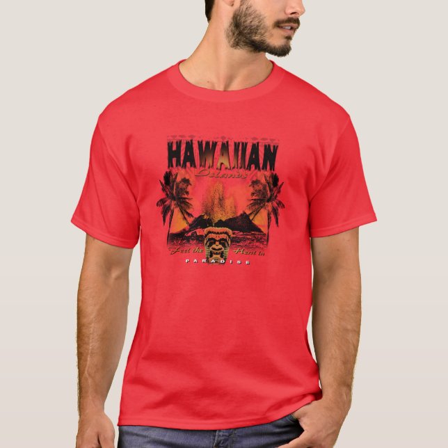 T-shirt la chaleur hawaïenne (Devant)
