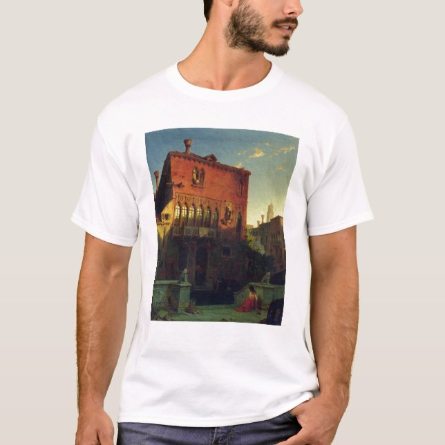 T-shirt La Chambre d'Othello, Moore à Venise, 1856 (Devant)