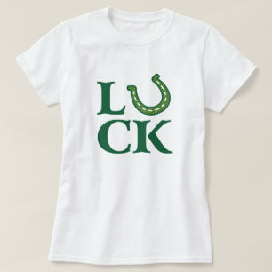 T-shirt La chance de l'Irish Tee, Chaussure Shamrock Lucky