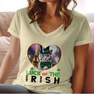T-shirt La chance des Irlandais - Green Glow Dance Party