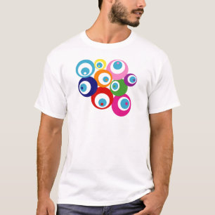 T-SHIRT LA CHANCE OBSERVE L'ARC-EN-CIEL DE YEUX MAUVAIS DE