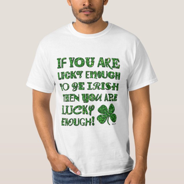 T-SHIRT LA CHANCE SUFFISANTE... (Devant)
