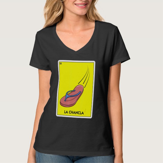 T-shirt La Chancla Mexico Flip Flop Latino Maman Chancla S (Devant)