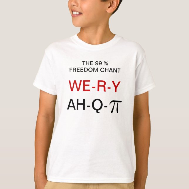 T-SHIRT LA CHANT DE LIBERTÉ À 99 % (Devant)