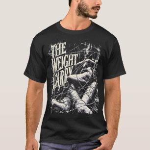 T-shirt LA CHARGE QUE JE PORTE — Figure gothique expressiv