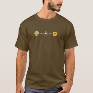 T-shirt la chasse est chasse de la chemise d'amusement