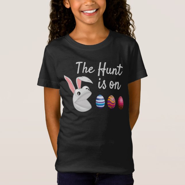 T-Shirt La chasse est ouverte Chasse aux œufs du lapin de  (Devant)