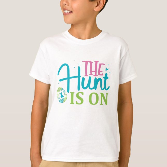 T-shirt La chasse est ouverte - Pâques (Devant)