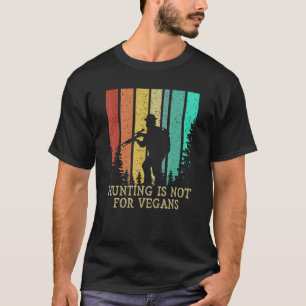 T-shirt La chasse n'est pas pour les végétaliens Faune For