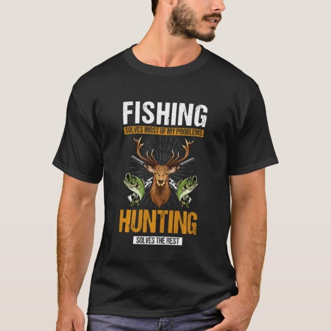 T-shirt La Chasse Résout Le Reste (Devant)