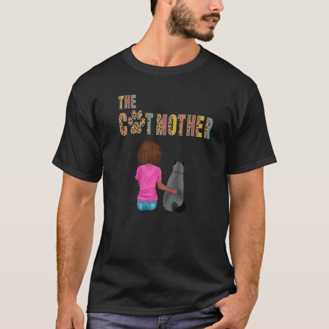 T-shirt La chatte mère British Shorthair (Devant)