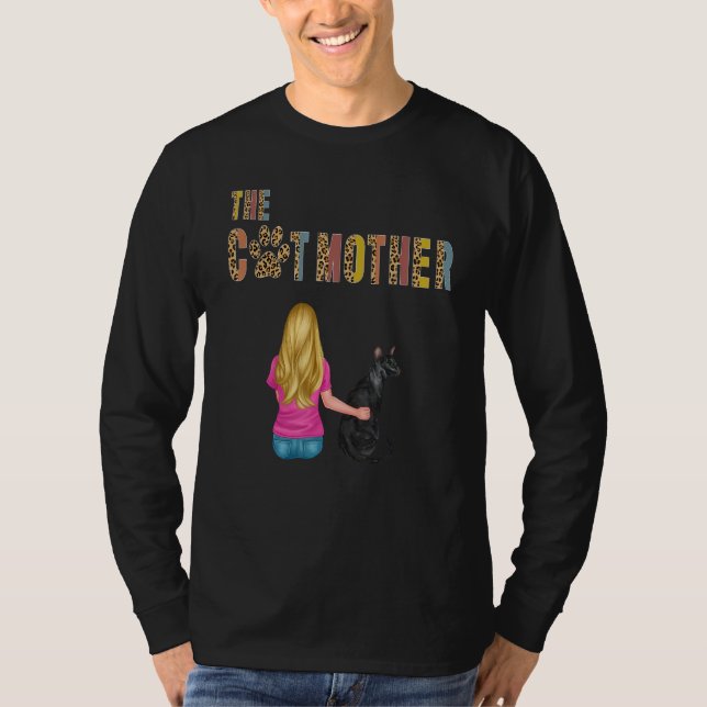 T-shirt La Chattemère Chat Sphynx   Chaton Mère Chat Maman (Devant)