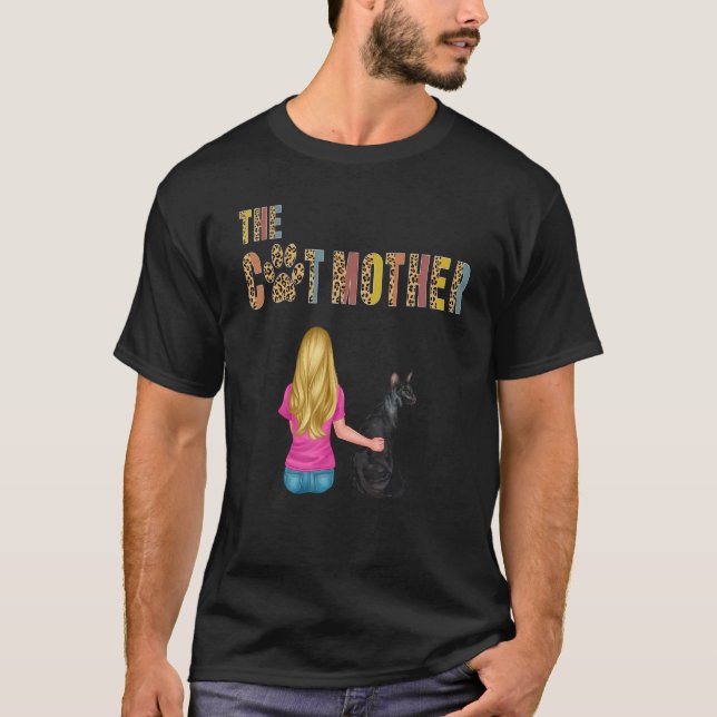 T-shirt La Chattemère Sphynx Chat   Chaton Chat Mère Maman (Devant)