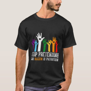 T-shirt La Chemise Anti-Trump Arrêtez De Prétendre Que Vot