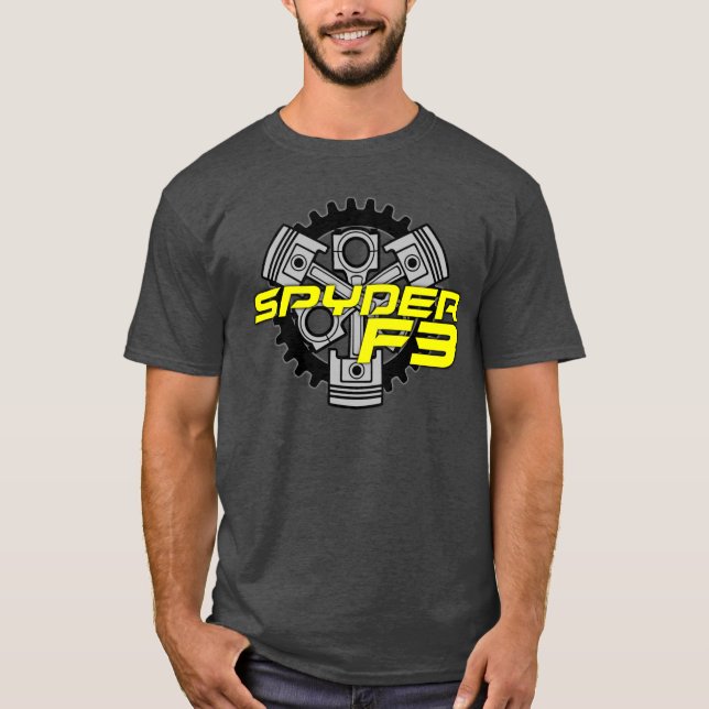 T-shirt La Chemise Can Am Spyder F3 "Three Piston" (Devant)