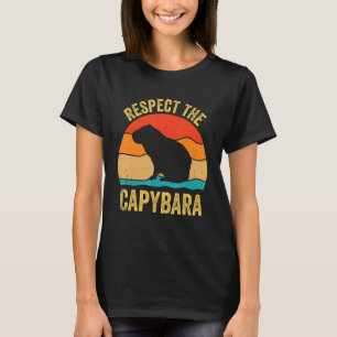 T-shirt La Chemise Capybaras Respecte Le Rodent Capybara C