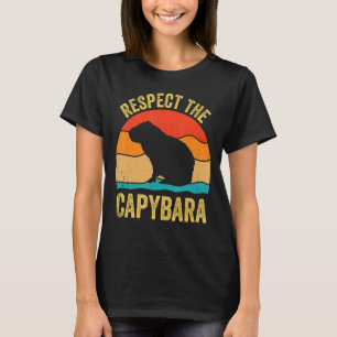 T-shirt La Chemise Capybaras Respecte Le Rodent Capybara C