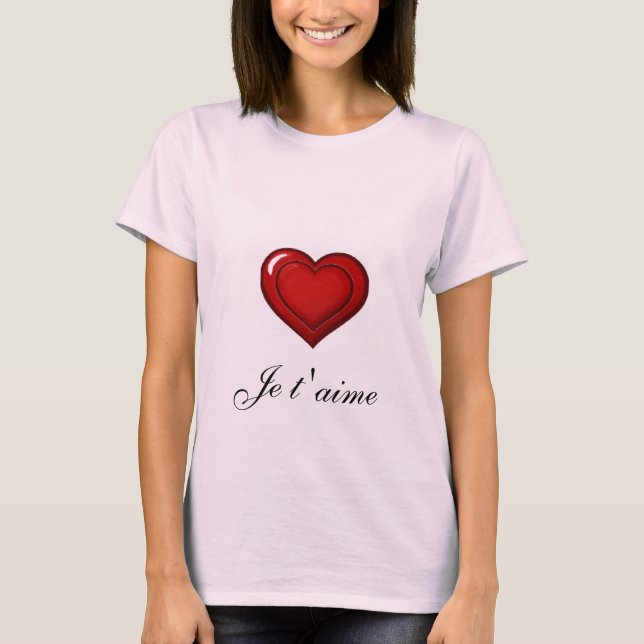 T-shirt La chemise d'amour (Devant)